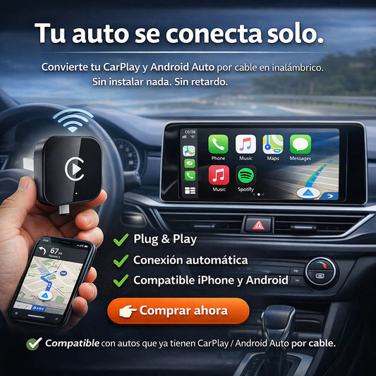 DriveLink™ 2026 – CarPlay y Android Auto Inalámbrico