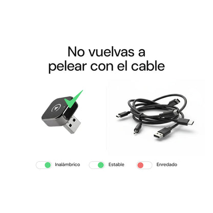 Adaptador CarPlay AutoTech™ - Conexión instantánea y sin cables